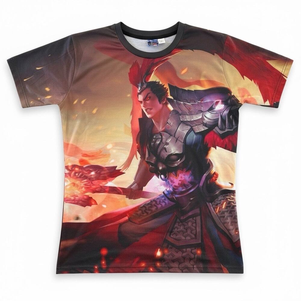 Honor of Kings Lu Bu 3XL All Over Print Gaming T-Shirt Mr 1991INC & Miss Go